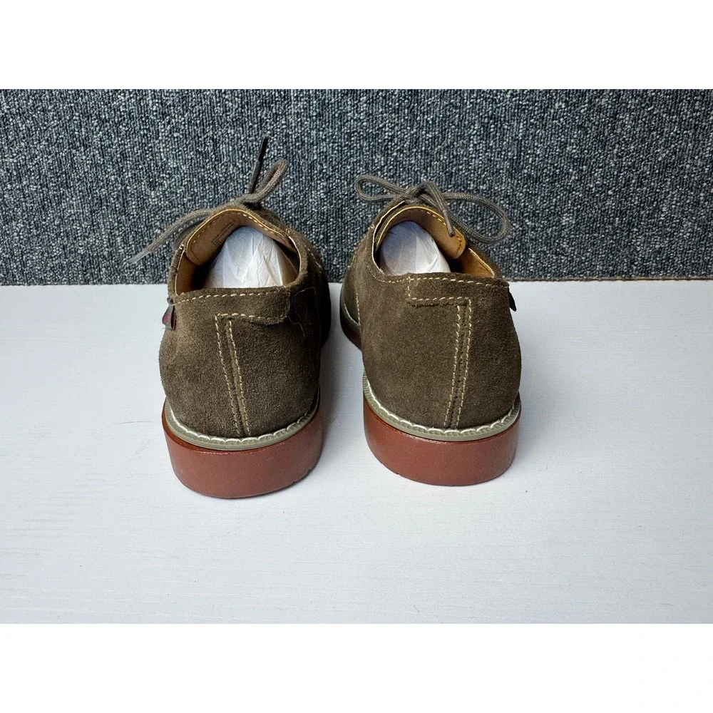 G.H. Bass Bass-Junior 2 Brown Suede Leather Oxford Shoes Size 5M Excellent